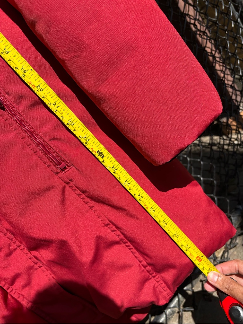 Red Winter Coat in good condition - Picture 8 of 8